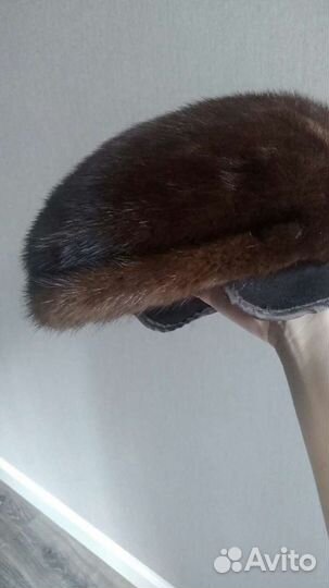 Мужская норковая кепка