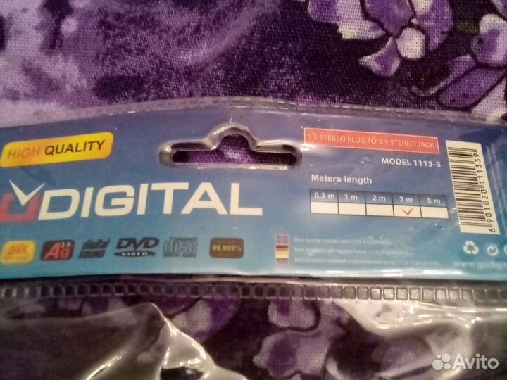 Соединительный шнур аудио видео