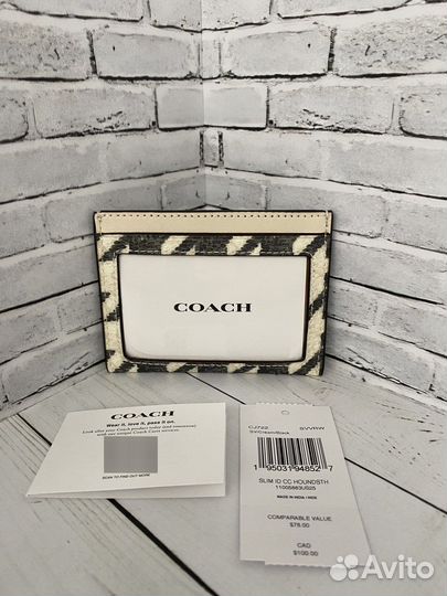 Кардхолдер Coach новый оригинал