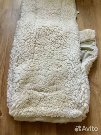 Конверт зимний на меху в коляску