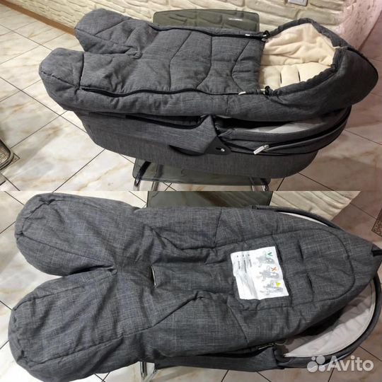 Коляска Stokke Xplory V5 All Blak (аналог) 3 в 1