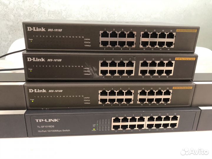 Настраиваемый коммутатор d-link des-1016D
