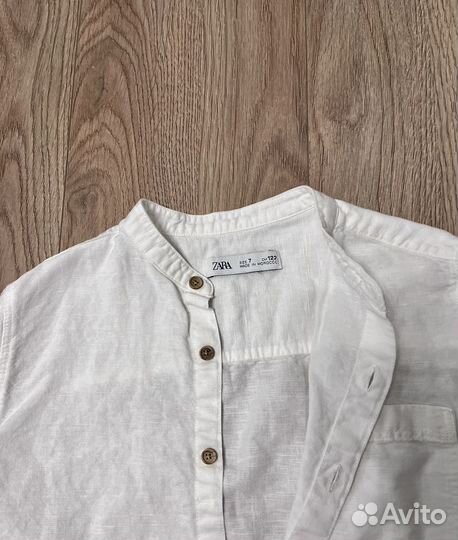 Рубашка zara для мальчика 122