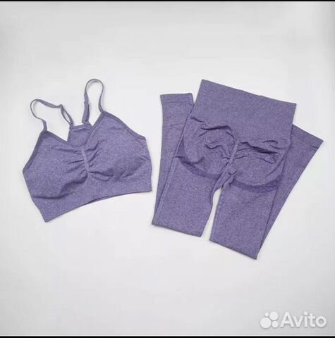 Женский бесшовный костюм для спортзала