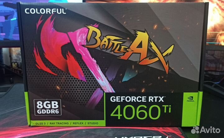 Видеокарта Colorful GeForce rtx 4060TI 8gb