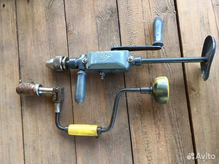 Ручной коловорот дрель СССР