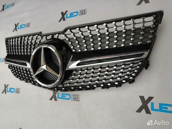 Решётка радиатора Mercedes GLK X204 Diamond AMG