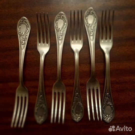 Мельхиоровые ложки и вилки СССР