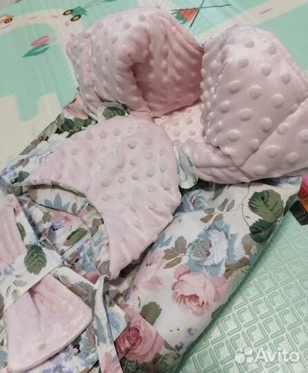 Конверт на выписку для девочки осень