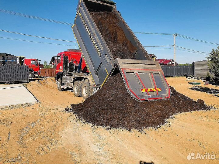 Плодородный грунт, чернозем, торф