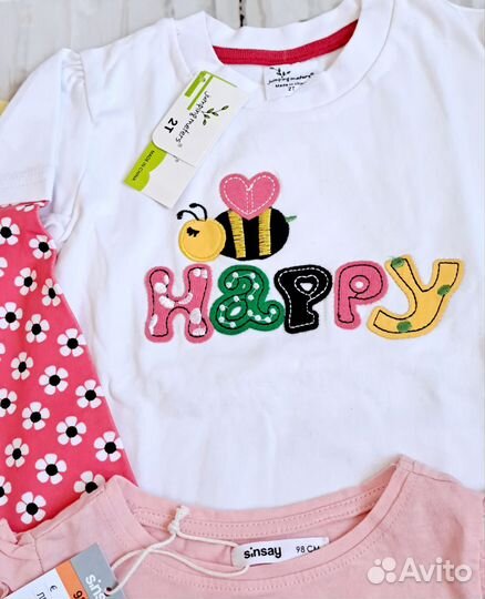 Новые вещи р92/98 пакетом на девочку