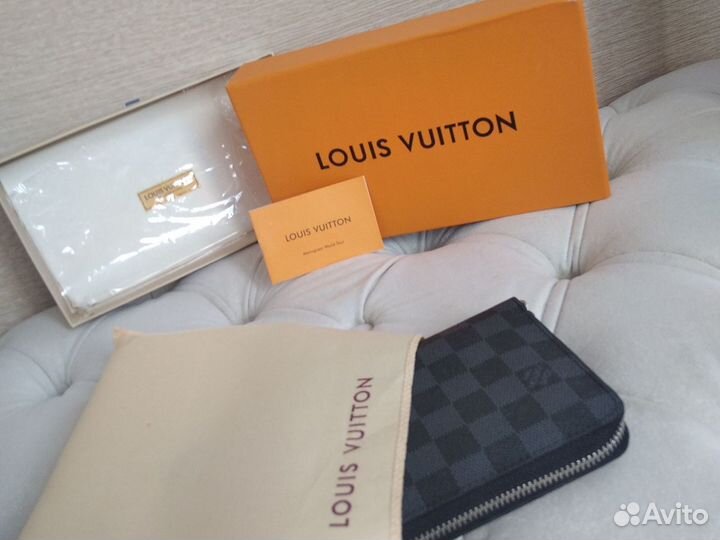 Кошелек LV кожа
