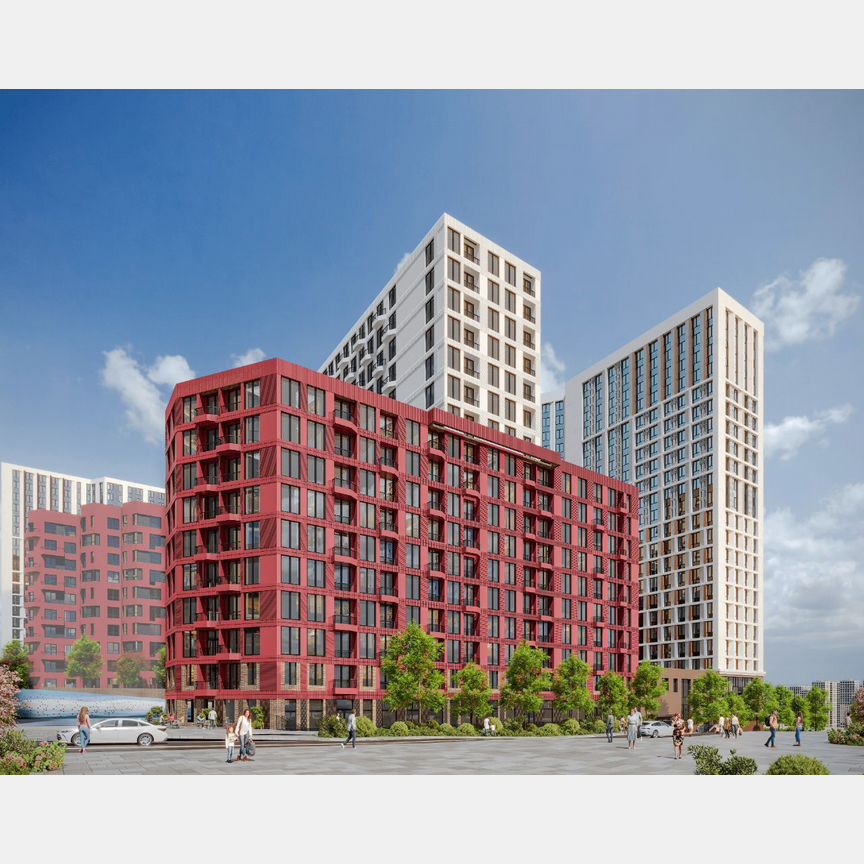 2-к. квартира, 51,8 м², 19/22 эт.