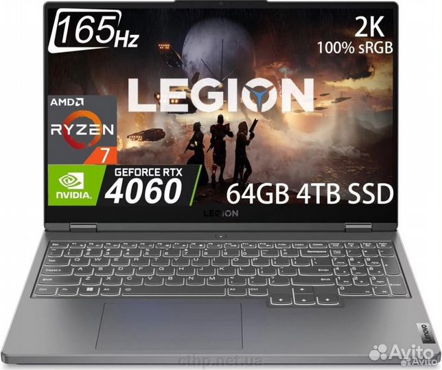 Lenovo legion 5 R7/rtx4060 новый