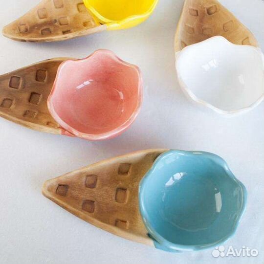 Тарелка десертная ручной работы