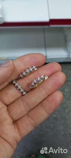 Золотой набор с бриллиантами