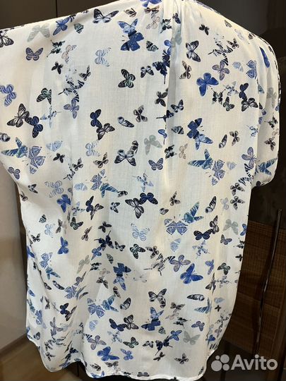Блузка бабочки из вискозы 54