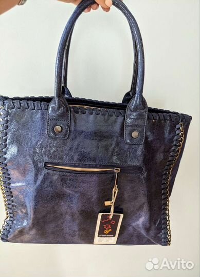 Шикарная синяя сумка новая
