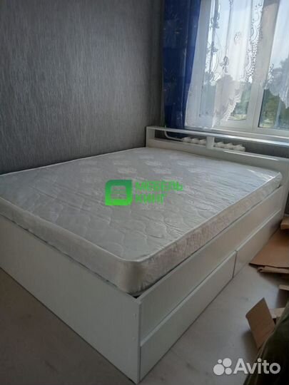 Кровать двуспальная 140х200 с ящиками