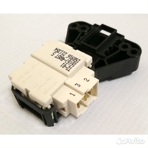 Замок блокировочный дверцы люка стиральной машины