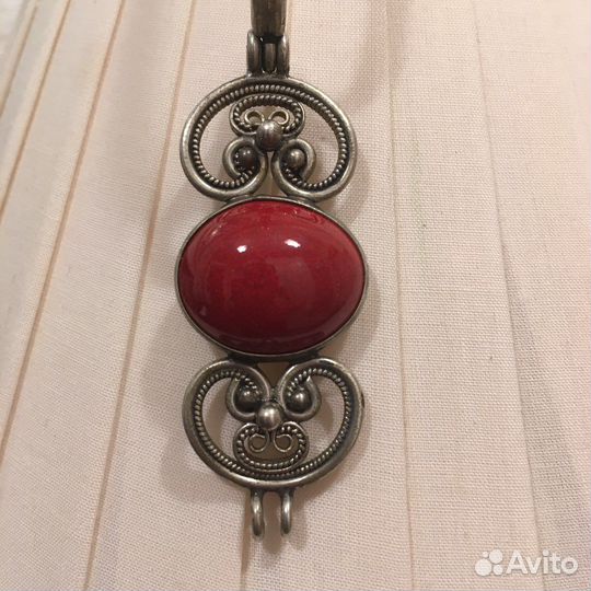 Браслет с кораллом 1989г