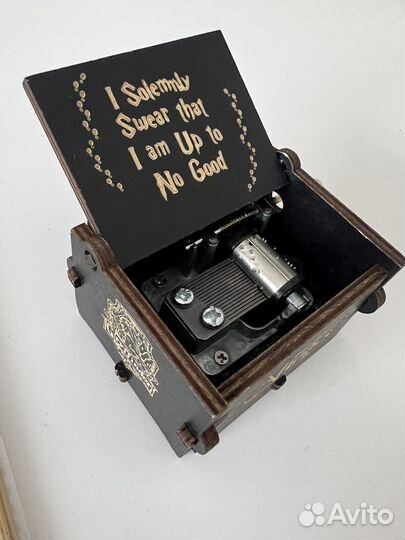 Музыкальная шкатулка Гарри Поттер+карта Мародеров