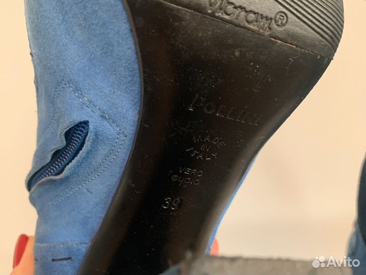 Pollini полусапоги/ ботинки / ботильоны синие