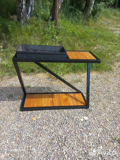 Мангал в стиле лофт