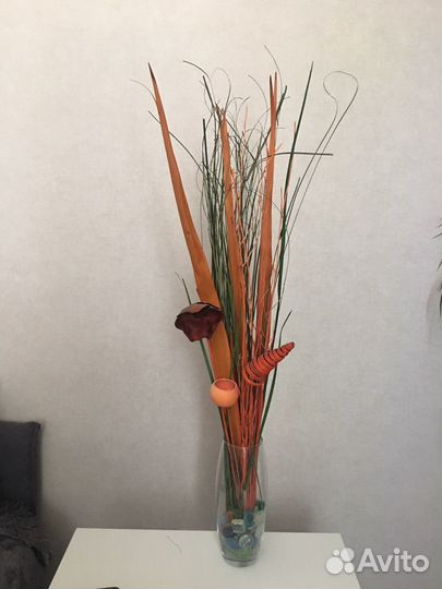 Ваза с сухоцветами IKEA