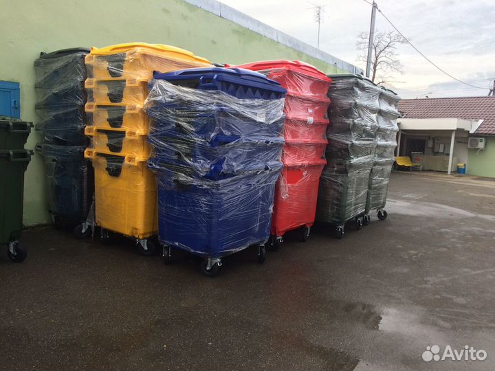 Мусорный контейнер бак для мусора 120-1100 л