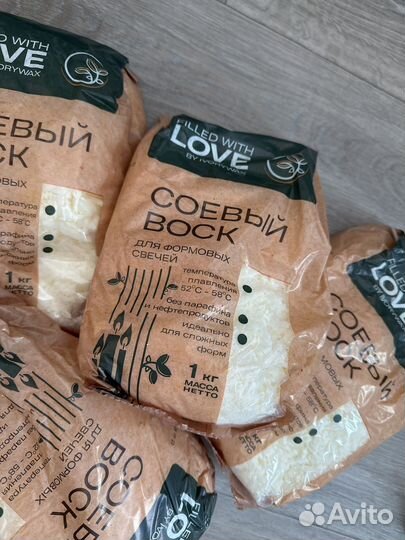 Соевый воск для формовых свечей