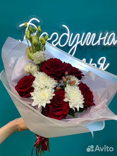 Сборный букет с розами