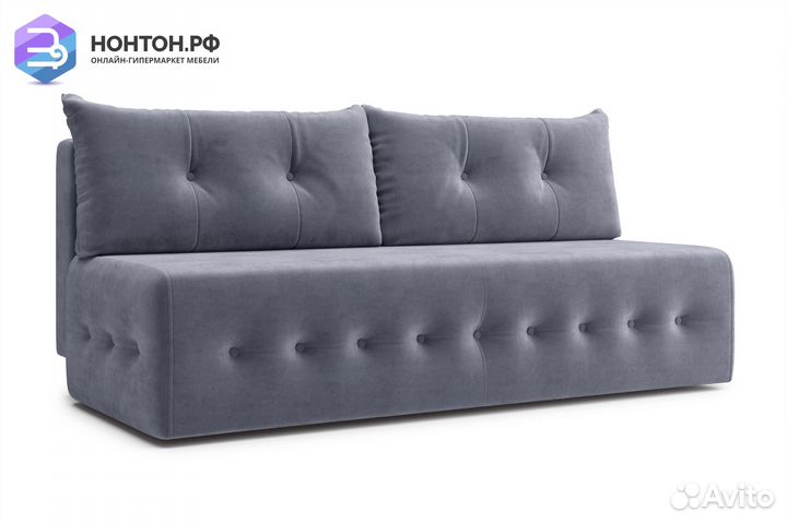 Диван еврокнижка Сити темно-серый