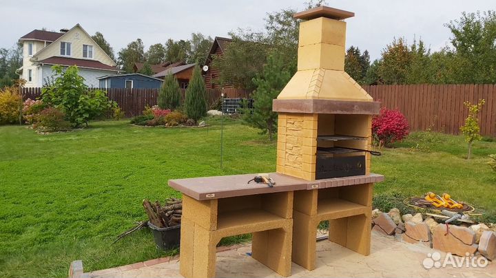Печь барбекю 