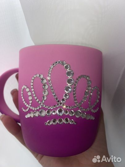 Кружка со стразам