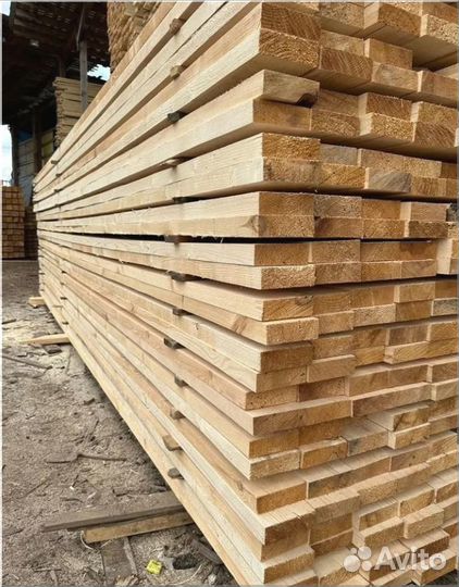 Обрезной брус сосна