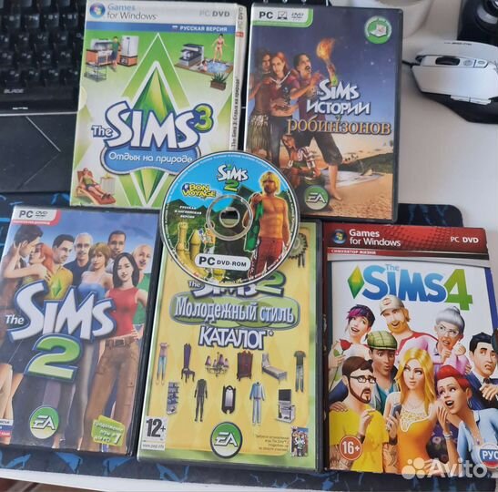 Sims 2, sims3, sims 4 cd