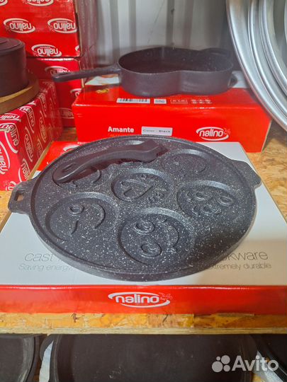 Сковорода чугунная 30см