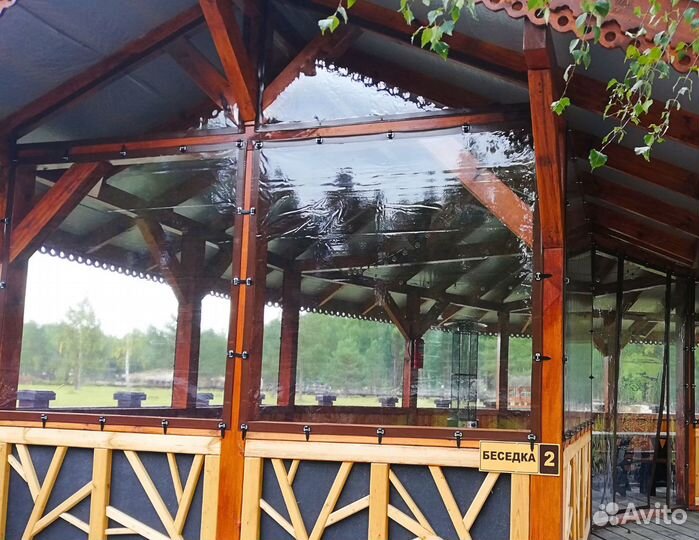 Мягкие окна для беседок террас и веранд