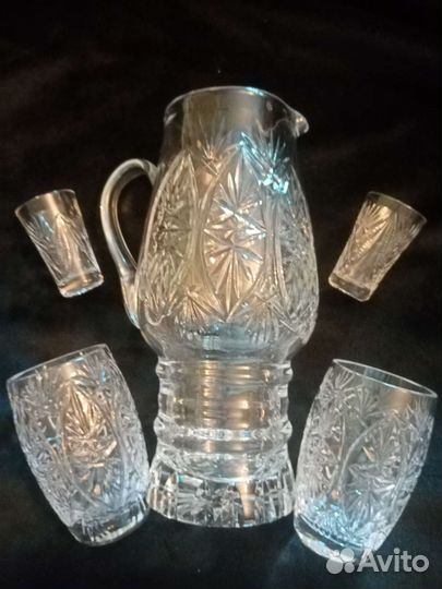 Хрусталь фужеры - ссср-набор