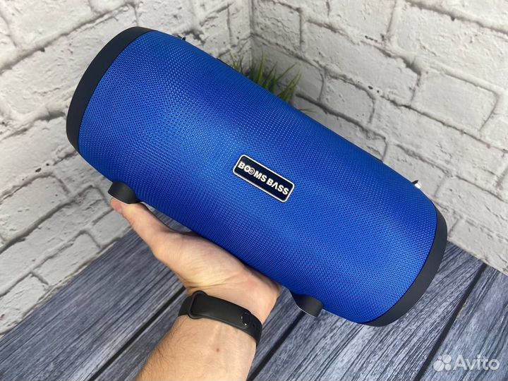 Блютуз колонка BoomsBass Синяя