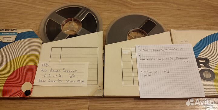 Бобинная лента с записью