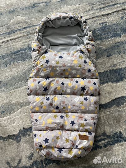 Конверт в коляску и варежки mansita