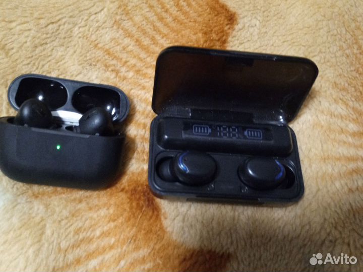 Беспроводные наушники 2 пары