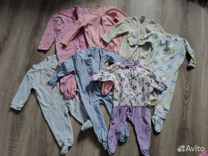 Детские вещи пакетом 68-74