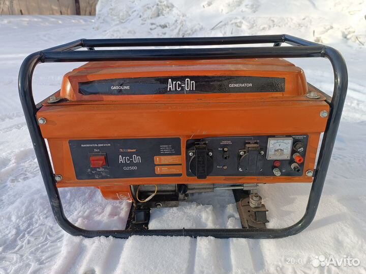 Генераторы бензиновые б/у