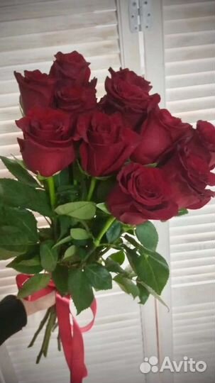 Цветы розы букет