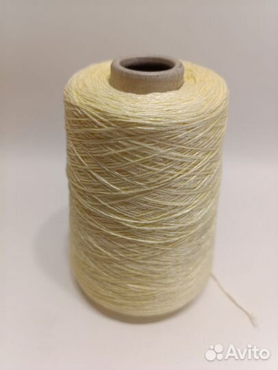 Пряжа нитки для вязания хлопок со льном