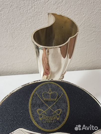 Богемское стекло, фужеры, декор, винтаж, Германия