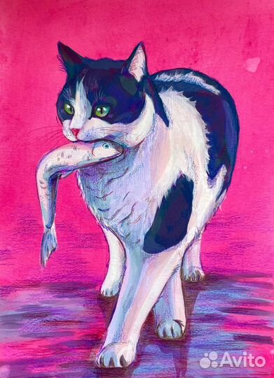 Портрет домашнего питомца по фото